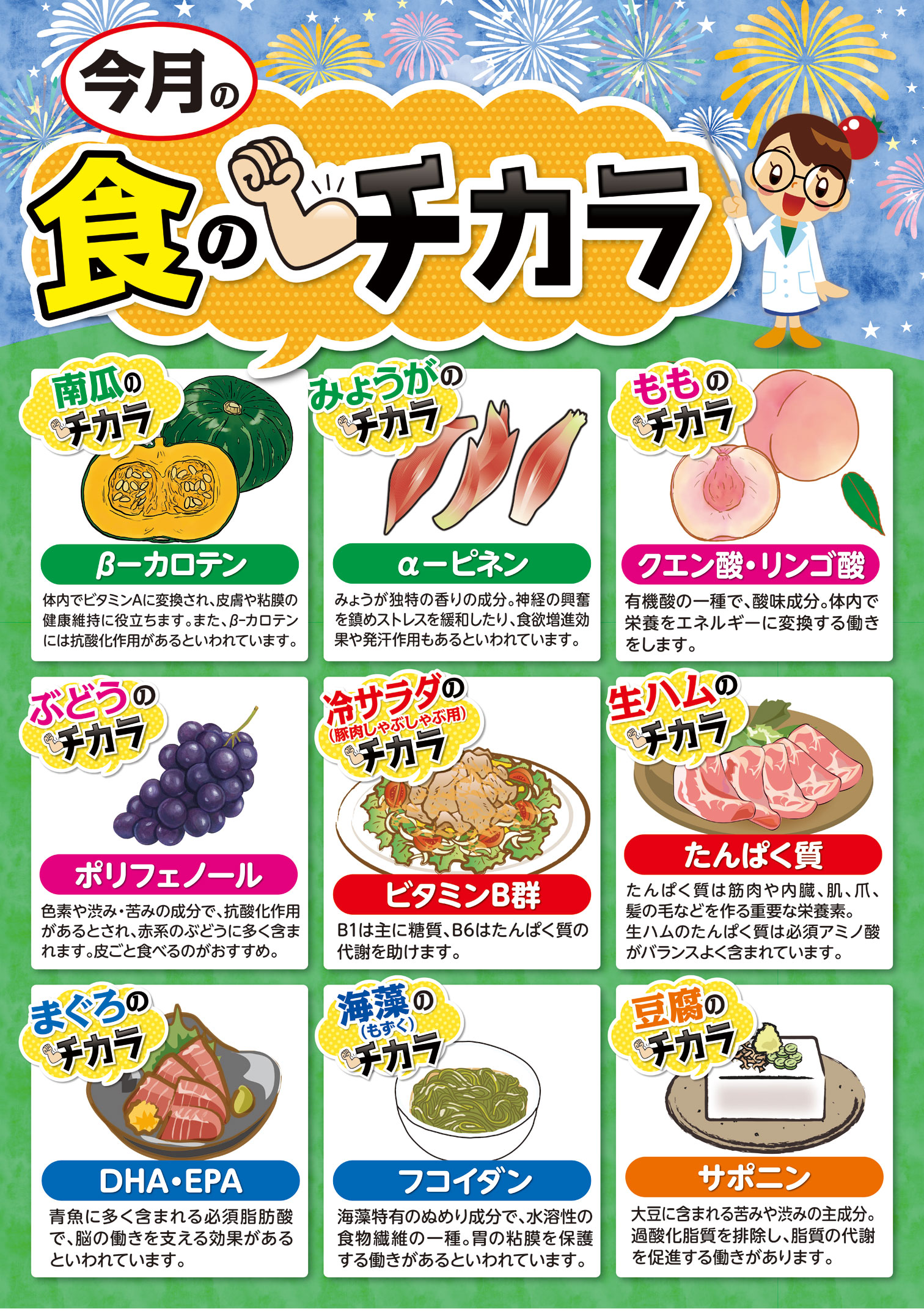 ８月の食のチカラ