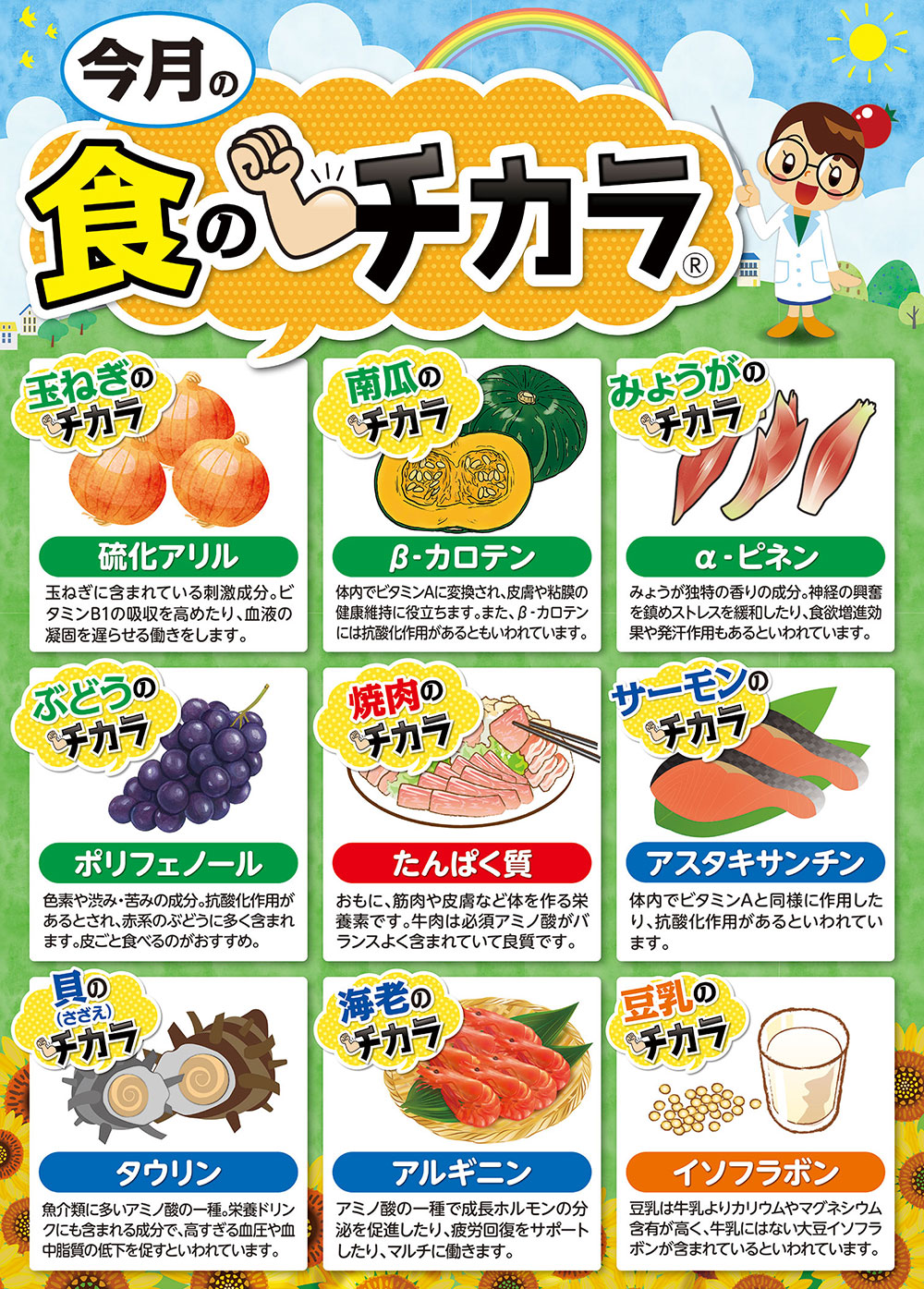 ８月の食のチカラ