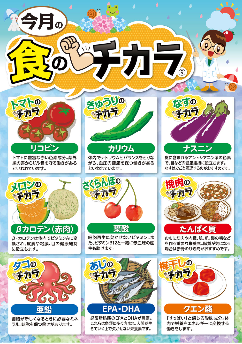 ６月の食のチカラ